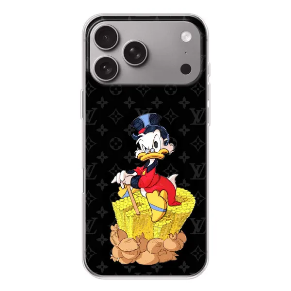 Чехол с принтом «Богатство Макдака» для Apple iPhone 18 Pro Max Чехол с принтом «Богатство Макдака» для Apple iPhone 18 Pro Max