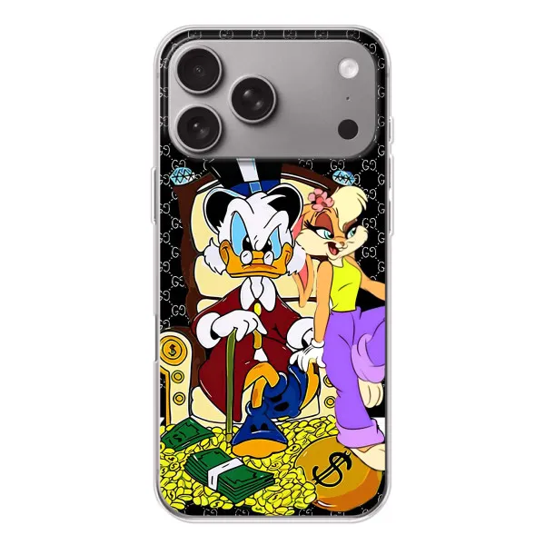 Чехол с принтом «Стильная Утка» для Apple iPhone 18 Pro Max Чехол с принтом «Стильная Утка» для Apple iPhone 18 Pro Max