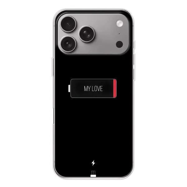 Чехол с принтом «Love battery» для Apple iPhone 18 Pro Max Чехол с принтом «Love battery» для Apple iPhone 18 Pro Max