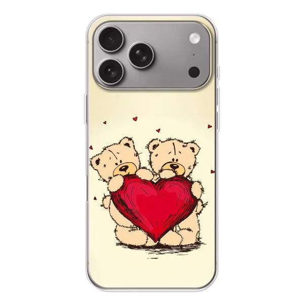 Чехол с принтом «Медвежонки» для Apple iPhone 18 Pro Max Чехол с принтом «Медвежонки» для Apple iPhone 18 Pro Max