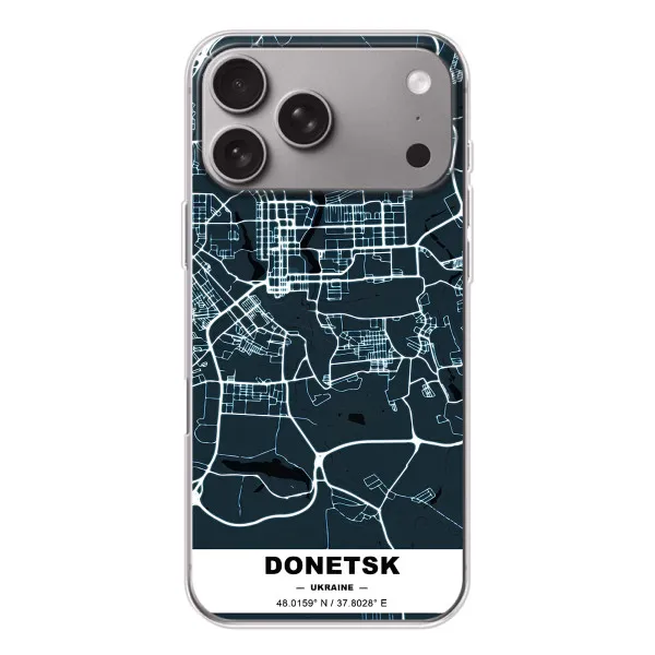 Чехол с принтом «Донецк» для Apple iPhone 18 Pro Max