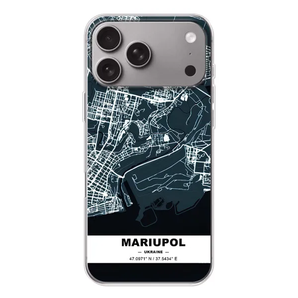 Чехол с принтом «Мариуполь» для Apple iPhone 18 Pro Max