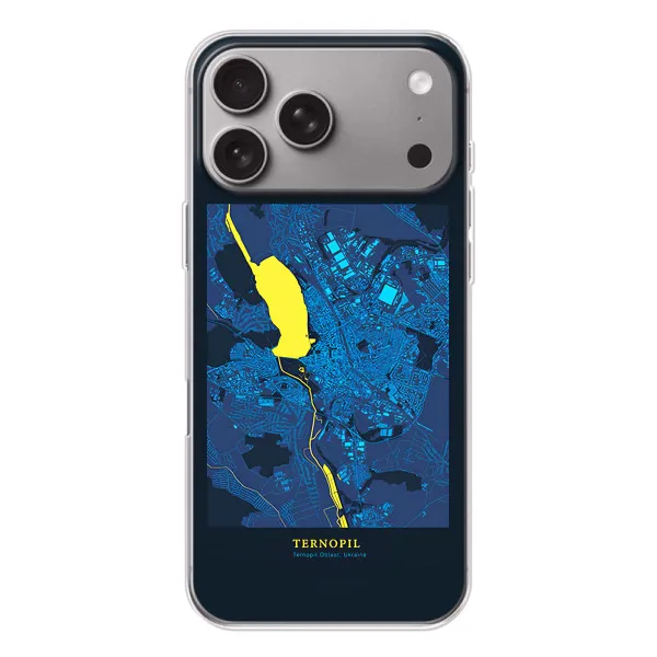 Чехол с принтом «Тернополь» для Apple iPhone 18 Pro Max