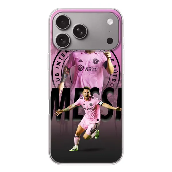 Чехол с принтом «Messi Miami» для Apple iPhone 18 Pro Max