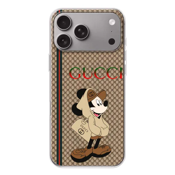 Чехол с принтом «Mickey GUCCI» для Apple iPhone 18 Pro Max