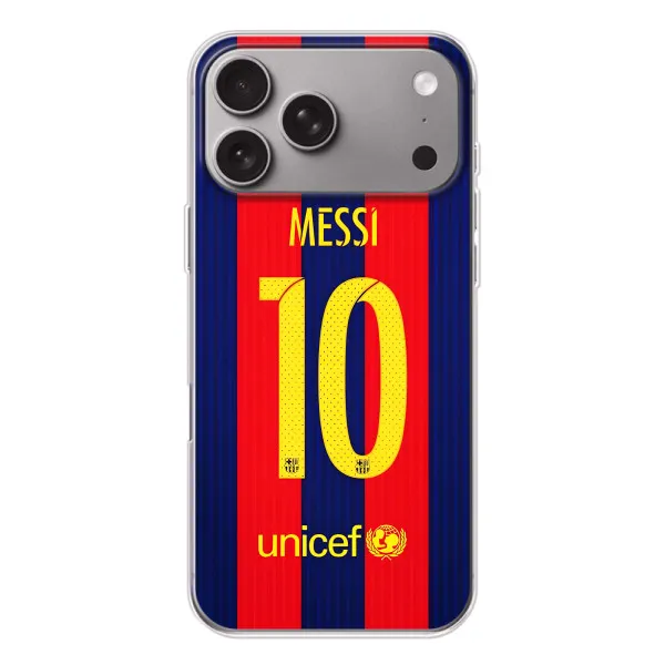 Чехол с принтом «Messi Barca 10» для Apple iPhone 18 Pro Max