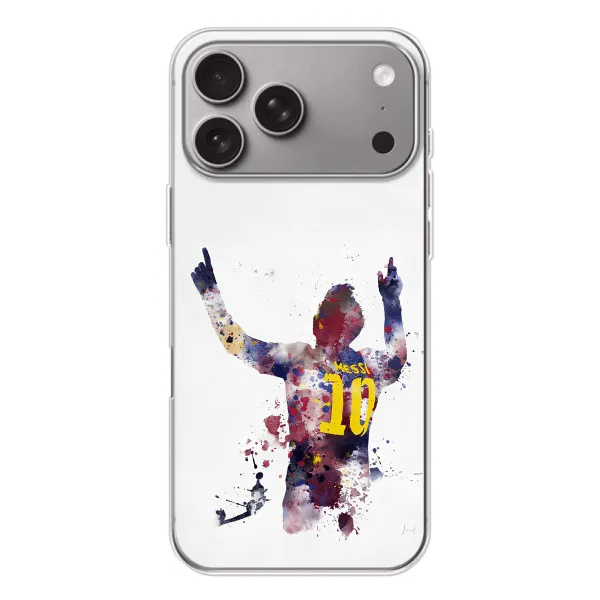 Чехол с принтом «Messi Barca» для Apple iPhone 18 Pro Max