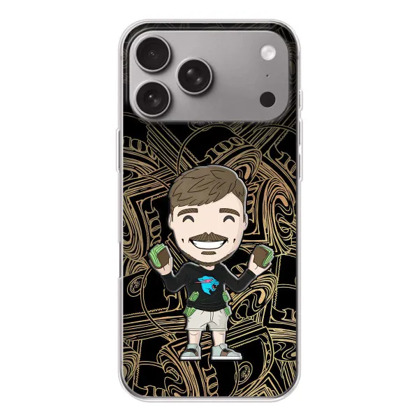 Чехол с принтом «Mister Beast» для Apple iPhone 18 Pro Max