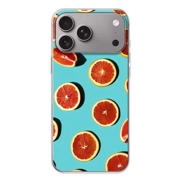 Чехол с принтом «Грейпфрут» для Apple iPhone 18 Pro Max