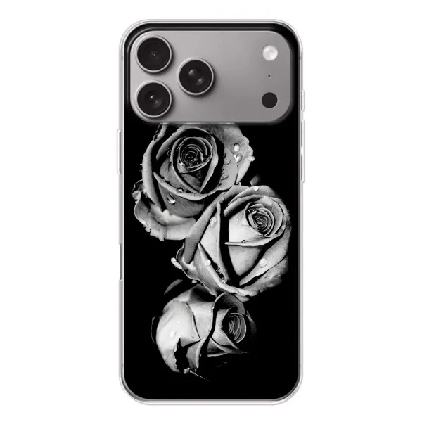 Чехол с принтом «Черная роза» для Apple iPhone 18 Pro Max Чехол с принтом «Черная роза» для Apple iPhone 18 Pro Max