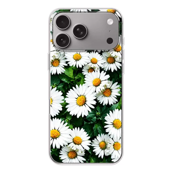 Чехол с принтом «Ромашки» для Apple iPhone 18 Pro Max Чехол с принтом «Ромашки» для Apple iPhone 18 Pro Max