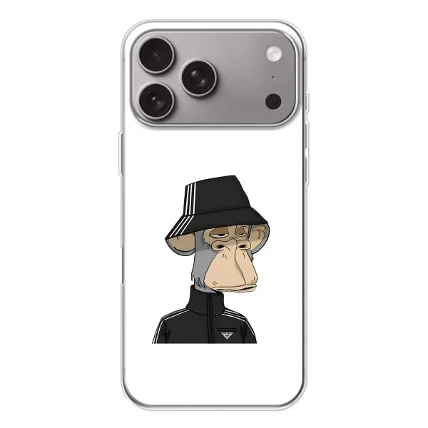 Чохол з принтом «мавпа NFT Adidas» для Apple iPhone 18 Pro Max Чохол з принтом «мавпа NFT Adidas» для Apple iPhone 18 Pro Max