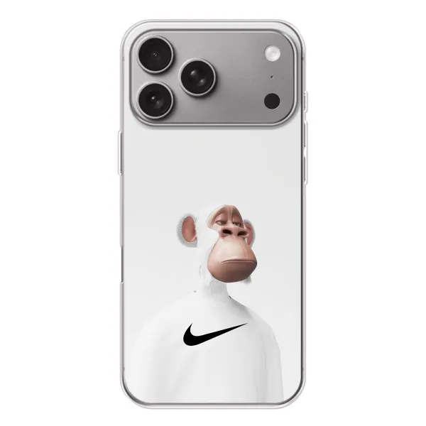 Чохол з принтом «мавпа NFT Nike» для Apple iPhone 18 Pro Max Чохол з принтом «мавпа NFT Nike» для Apple iPhone 18 Pro Max