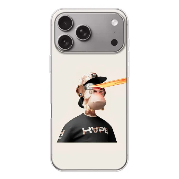 Чохол з принтом «мавпа NFT в окулярах» для Apple iPhone 18 Pro Max Чохол з принтом «мавпа NFT в окулярах» для Apple iPhone 18 Pro Max