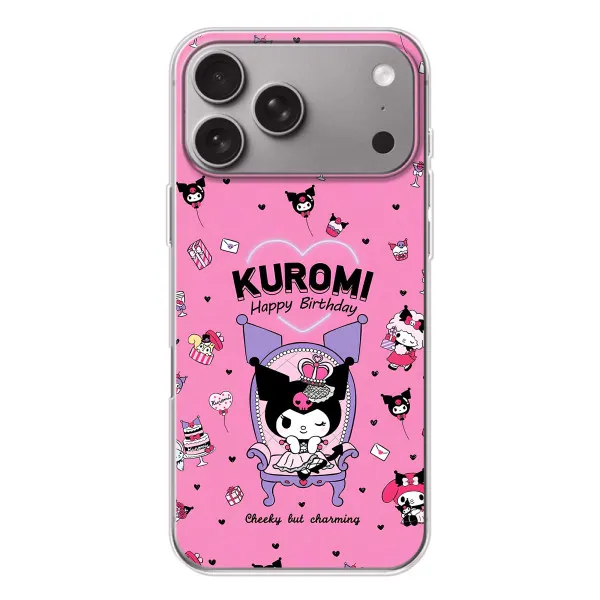 Чехол с принтом «KUROMI» для Apple iPhone 18 Pro Max