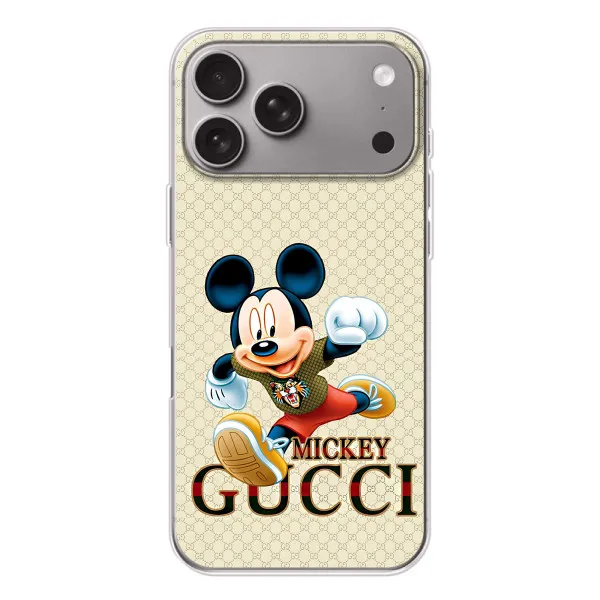 Чехол с принтом «Mikki Gucci» для Apple iPhone 18 Pro Max