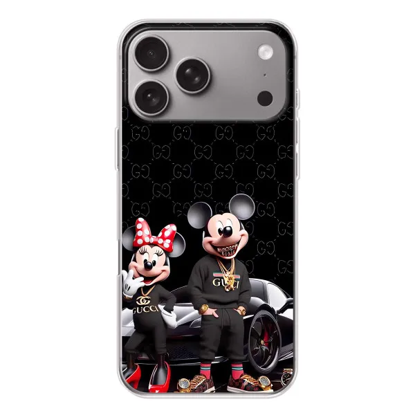 Чехол с принтом «Семья Маусов» для Apple iPhone 18 Pro Max