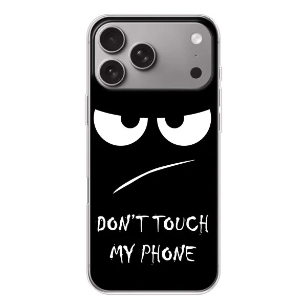 Чехол с принтом «Dont Touch» для Apple iPhone 18 Pro Max Чехол с принтом «Dont Touch» для Apple iPhone 18 Pro Max