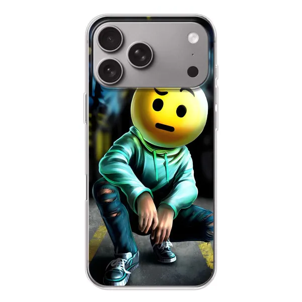 Чехол с принтом «Парень смайл» для Apple iPhone 18 Pro Max Чехол с принтом «Парень смайл» для Apple iPhone 18 Pro Max