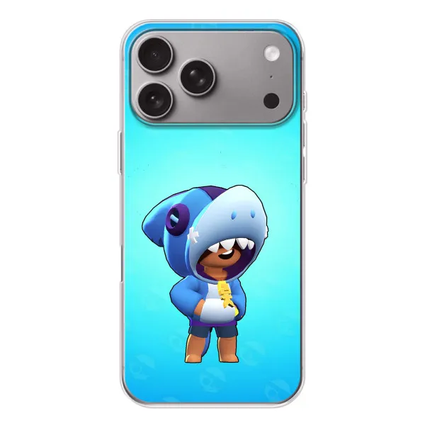 Чехол с принтом «Леон акула» для Apple iPhone 18 Pro Max Чехол с принтом «Леон акула» для Apple iPhone 18 Pro Max
