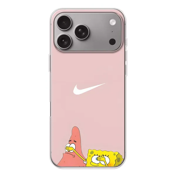 Чехол с принтом «Патрик и Губка» для Apple iPhone 18 Pro Max