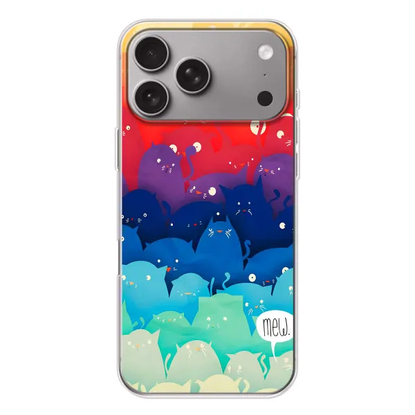 Чохол з принтом «Mew» для Apple iPhone 18 Pro Max Чохол з принтом «Mew» для Apple iPhone 18 Pro Max