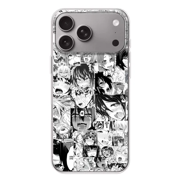 Чехол с принтом «Ahegao manga» для Apple iPhone 18 Pro Max