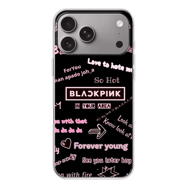 Чехол с принтом «BLACKPINK» для Apple iPhone 18 Pro Max