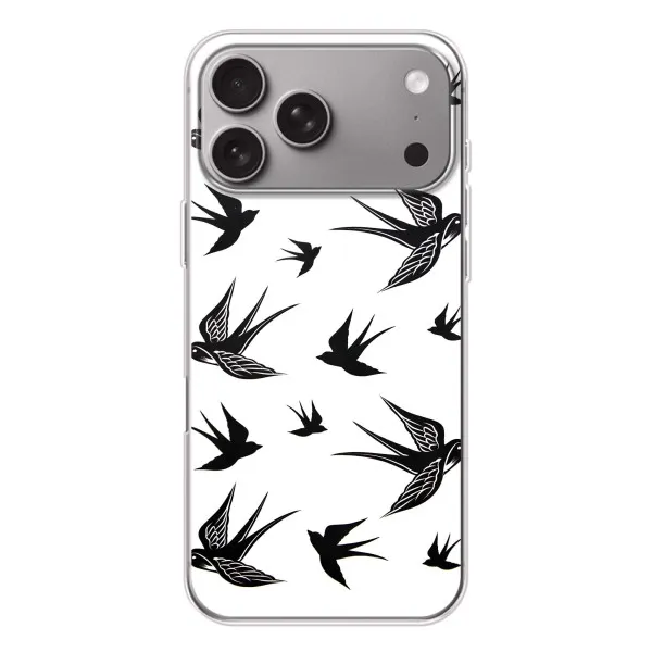 Чехол с принтом «Ласточки» для Apple iPhone 18 Pro Max