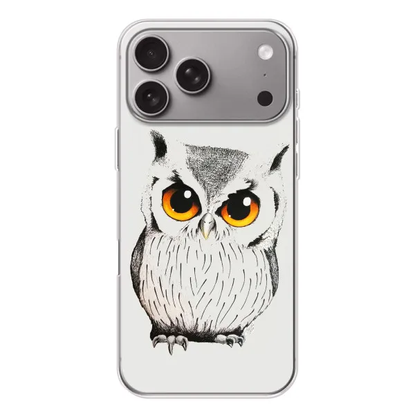 Чехол с принтом «Милая Сова» для Apple iPhone 18 Pro Max