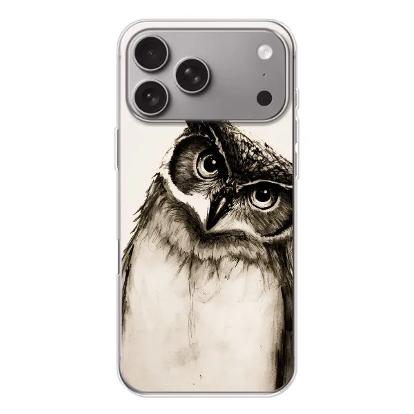 Чехол с принтом «Сова» для Apple iPhone 18 Pro Max