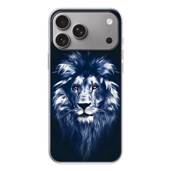 Чехол с принтом «Синий Лев» для Apple iPhone 18 Pro Max