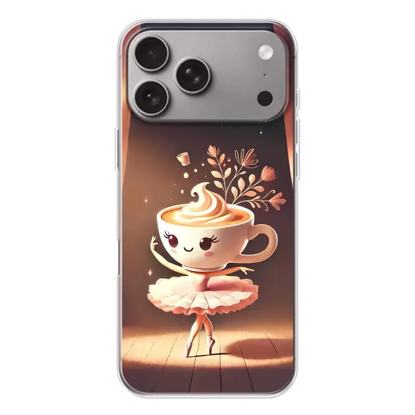 Чехол с принтом «Балерина капучина» для Apple iPhone 18 Pro Max