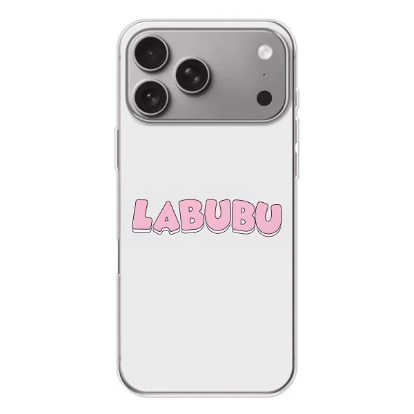 Чехол с принтом «Лого Лабубу» для Apple iPhone 18 Pro Max Чехол с принтом «Лого Лабубу» для Apple iPhone 18 Pro Max