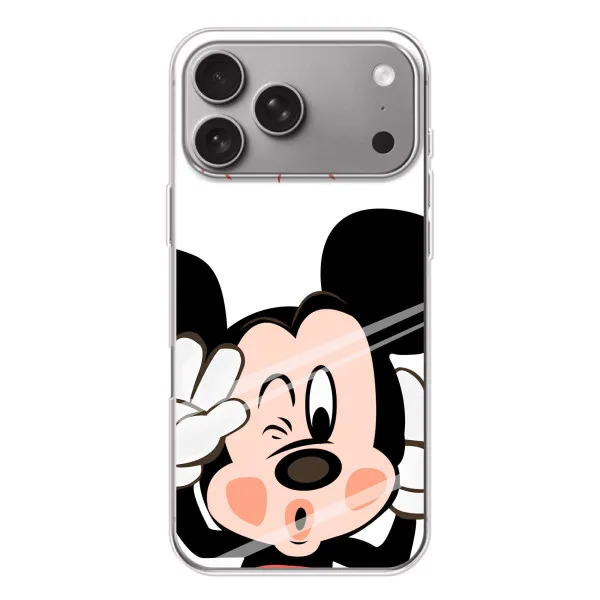 Чехол с принтом «Маус Микки» для Apple iPhone 18 Pro Max