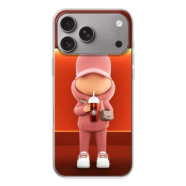 Чехол с принтом «С Кофе» для Apple iPhone 18 Pro Max