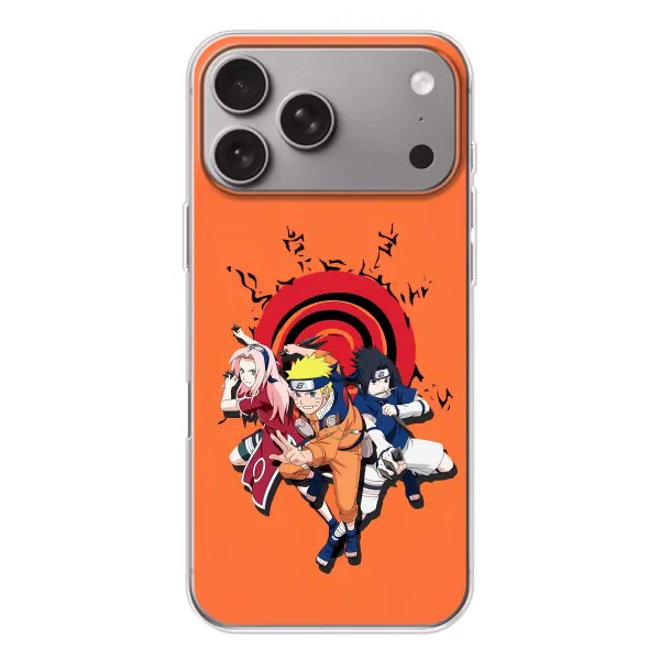 Чехол с принтом «команда Наруто» для Apple iPhone 18 Pro Max