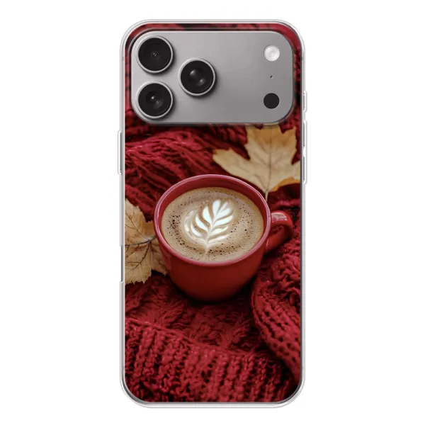 Чехол с принтом «Кофе на пледе» для Apple iPhone 18 Pro Max
