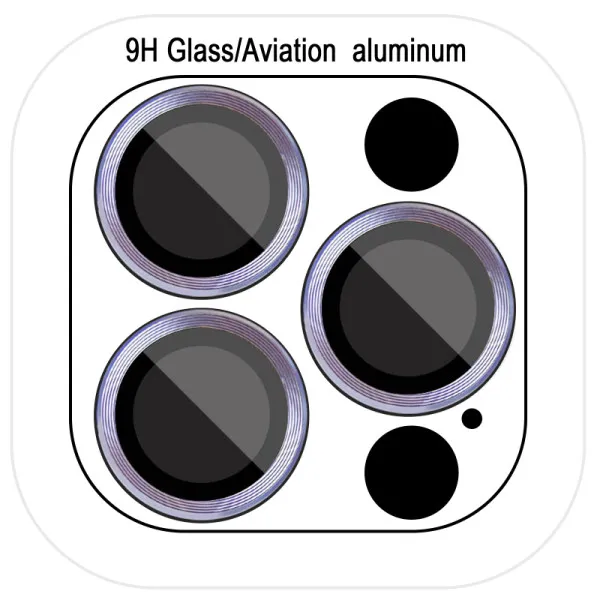 Захисне скло Metal Classic на камеру (у упак.) для Apple iPhone 18 Pro (6.3") / 18 Pro Max (6.9") — Блакитний — фото 1