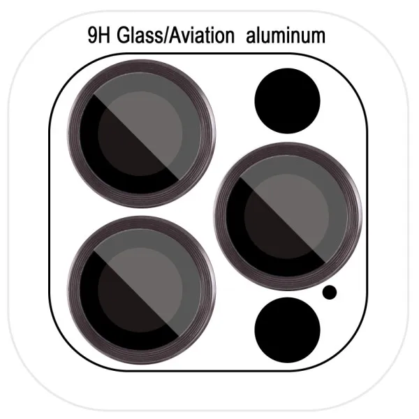 Захисне скло Metal Classic на камеру (у упак.) для Apple iPhone 18 Pro (6.3") / 18 Pro Max (6.9") — Бордовий