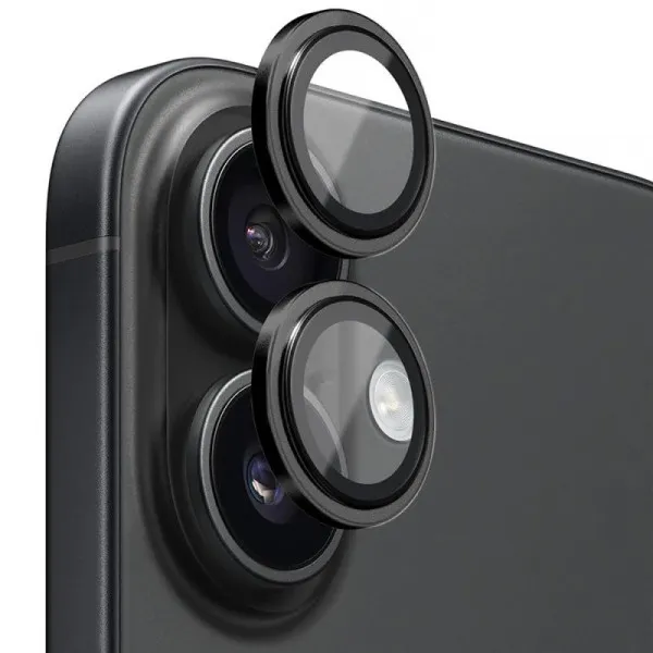 Захисне скло BlueO Metal на камеру для Apple iPhone 18 Pro / 18 Pro Max — Чорний — фото 1