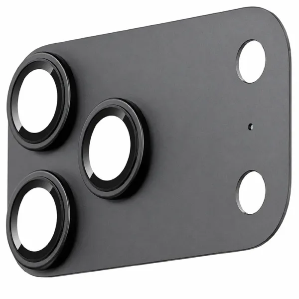 Захисне скло BlueO Metal Block на камеру для Apple iPhone 18 Pro (6.3") — Чорний — фото 1