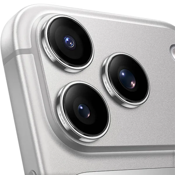 Захисне скло BlueO Sapphire на камеру для Apple iPhone 18 Pro / 18 Pro Max — Срібний — фото 2