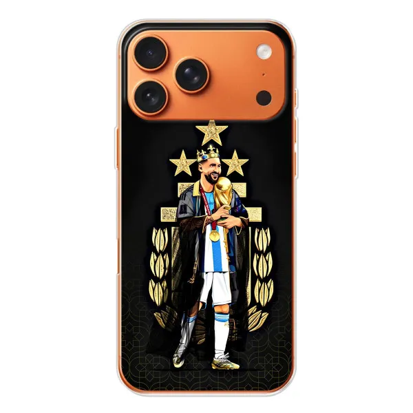 Чохол з принтом «Мессі Король» для Apple iPhone 18 Pro