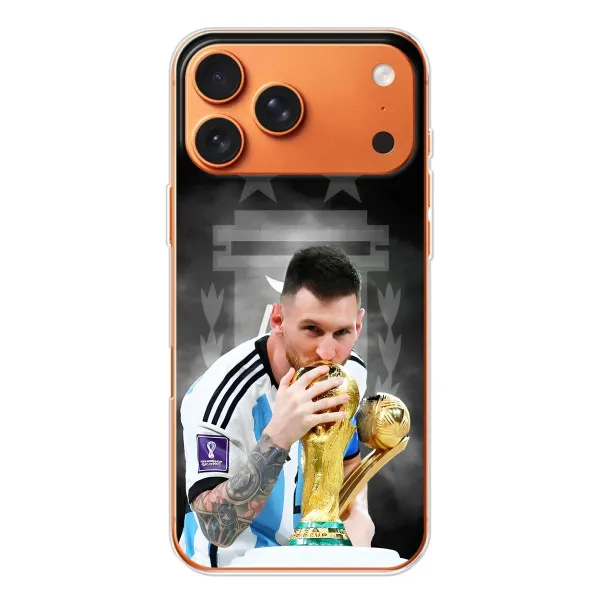 Чохол з принтом «Мессі Чемпіон» для Apple iPhone 18 Pro