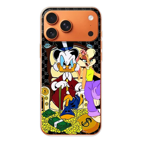 Чехол с принтом «Стильная Утка» для Apple iPhone 18 Pro