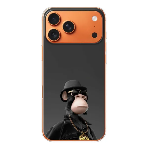 Чехол с принтом «Обезьяна NFT» для Apple iPhone 18 Pro