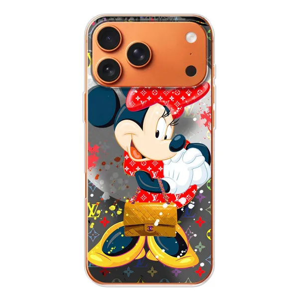 Чохол з принтом «Minni з бантіком» для Apple iPhone 18 Pro