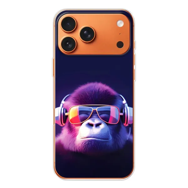 Чохол з принтом «Стильна мавпа» для Apple iPhone 18 Pro Чохол з принтом «Стильна мавпа» для Apple iPhone 18 Pro