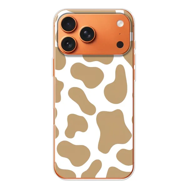 Чохол з принтом «Бежева бурьонка» для Apple iPhone 18 Pro